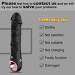 Rechargeable G-Spot Vibrator – Realistic Silicone Dildo with 10 Vibration Modes