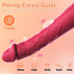 7.6" Realistic Dildo Vibrator – 10 Modes for G-Spot & Clitoral Stimulation