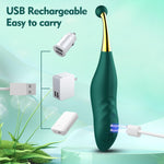 Rechargeable Clitoral & G-Spot Vibrator β 9 Modes, LCD Display, Waterproof Design