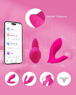 Wearable Panty Vibrator β App-Controlled Clitoral & G-Spot Stimulator for Couples