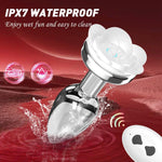 Remote Control Vibrating Butt Plug – 10 Modes Light-Up Anal Toy for Men & Women