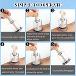 Nipple Suckers Set (1 Pcs 0.78" + 2 Pcs 1.5") for Enhanced Sensitivity, Pressure Play