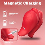 Adjustable Vibrating Nipple Clamps – 10 Modes for Sensory Stimulation & Pleasure