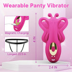 Wearable Thong Vibrator – App-Controlled Clitoral Stimulator with 9 Modes for Women