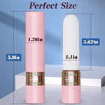 2-in-1 Licking & Vibrating Bullet Vibrator – Mini G-Spot & Clitoral Stimulator
