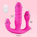 Wearable Vibrator with Remote – 3-in-1 Thrusting & Vibration for G-Spot & Anal Play