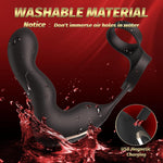 Inflatable Prostate Massager with 10 Vibration Modes & Cock Ring β Remote Control