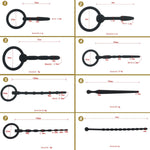 8-Piece Silicone Urethral Dilator Set – Male Catheter & Penis Plug Expansion Kit