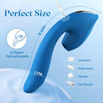 Thrusting Dildo Vibrator – 3-in-1 G-Spot & Clitoral Stimulator with Suction & Vibration
