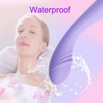 Rechargeable Waterproof Rabbit Vibrator – 10 Modes for G-Spot & Clitoral Stimulation