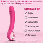 G Spot Silicone Vibrator – 10 Modes, Realistic Dildo, Clitoral & Nipple Stimulator