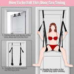 Adjustable BDSM Door Swing β Intimate Bondage Restraint Kit for Couples, 300lbs