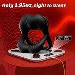Vibrating Cock Ring with Clitoral Stimulator – Stretchy Male Sex Toy with 9 Modes