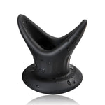 Silicone Anal Plug Hollow Butt Plug Anus Stretcher Vagina Expander Enema Douche Liquid Silicone G-spot Dildo Prostate Massager Adult Sex Toys for Men Women Couple