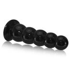 Sex Toys for Women Men Beginners 6.89'' Anal Plug with 5 Balls and Strong Suction Cup 1.65'' Diameter Anus Beads G-spot Dildo Vaginal Prostate Massage Stimulation Anal Opening Trainer Butt Stretcher