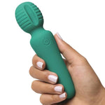 Petite Private Pleasure Rechargeable Vibrator, Green, 5.8"
