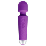 Vibrator Wand with 20 Modes & 8 Speeds, Clitoral Vibrators for Women Wand Massager, Waterproof Female Vibrating Adult Sex Toy, Clit Stimulator Sex Toys for Her Pleasure (Purple)