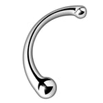 Prostate Massager Dildo G-Spot Stainless Steel Wand Sex Toys Double Ended Anal Plug SM Games for Couples Women and Men