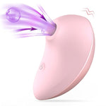 Adult Toys Sex Toys Dildo Vibrator with 9 Sucking & Vibrating Modes for Women Clitoral Nipple, Sucker Sex Stimulator G Spot Mini Vibrators for Women Couples Pink
