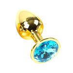 Luxury Metal Anal Plug with 3 Different Sizes Anal Trainer Jewel Butt Plug S&M Adult Anal Plugs Woman Men