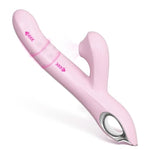 Thrusting & Suction Vibrator for Women,Clitoral G Spot Nipple Stimulation with 10 Thrust & 10 Vibrating Modes and 10 Suction Adult Sex Toys for Solo and Couples Anal Play