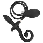 Inflatable Anal Plug Puppy Tail Plug with Adjustable Tail Butt Plug