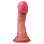 6.8 Inch Realistic Beginner Dildo, Large Glans Butt Plug with Suction Cup