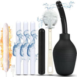 Accessories for Full Size Sex Doll, Care Kit Maintain Bundle for Sexdoll Torso Male Adult Toy, Heating Rod, Drying Stick, Cleaning Brush, Vagina Anal Cleaner, Essentials Set for Real Love Doll - Black