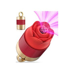 Sucking Vibrator Rose Sex Toy - Whisper Rose Toy Adult Toys for Women Sex Toys with 10 Suction Modes, Clit Nipple Sucker Discreet Vibrators, Clitoral Stimulator for Female Sex Toys, Red