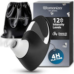 W500 Clitoris Vibrator Adult Toy | Vibrating Clitoral Stimulator with 12 Suction Speeds | Waterproof Clit Sucker Personal Massagers | Sucking Adult Sex Toys for Women & Couples| Black Chrome
