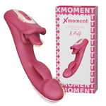 X-Puff Inflatable G Spot Vibrator, Powerful Tongue Vibrators Adult Sex Toys with 9 Licking Rotation & 9 Inflating Vibration Modes, Waterproof Silicone Female Sex Toy Dildos for Women Couples