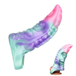 Reusable Multi-Color Liquid Silicone Made Penis Extender Sleeve Cock Ring, Octupus Tentacle Penis Enlarger Sleeve Monster Dildo Sheath Cover Male Adult Sex Toy
