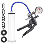 Penis Pump,Male Enhancement Pump System,Penis Vacuum Pump with Gauge 9 x 2 inch Cylinder,Dick Pump,Penile Pump,Sex Toys - Pumps & Enlargers
