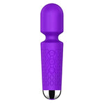 Vibrator Wand Small Personal Massager Vibrators for Woman,Mini Vibrater Vibrating Wand Massager,Sex Toys with 8 Speeds & 20 Patterns Clitoral Stimulator Adult Sex Toys for Women Men (Purple)
