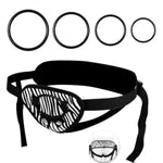 Strap On Dildo Harness Adult Sex Toys for Women Men,Adjustable Waist & Thigh Soft Sex Belt Bondage Restraints Couples Sex Toy,Strapon Dildos Strapless Wearable Panty with 4 Sizes O-Ring Anal Sex Games