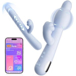 G Spot Vibrator Sex Toys, Thrusting Dildo App Control Vibrator Massager for Female Clitoral Stimulation, 3in1 Sex Toy with 2 Inflating & 7 Vibrating & Thrusting, Women Adult Sex Toys & Games