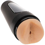 Doc Johnson Man Squeeze - Chad White - Ultraskyn Stroker - Squeeze Plate for Precise Pressure - Twist End Cap to Control Suction - Discreet Premium Stroker - Male Masturbator, Ass, Vanilla