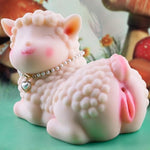 Realistic Sex Doll Torso for Men - Sheep Animal Male Masturbator with Tight Vaginal, Deep Anal, Full Size Cute Lamby Sex Toy Pocket Pussy Male Stroker Adult Toy for Men Women Sex Pleasure White 4.6 lb