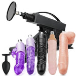 Sex Machine Thrusting Dildo Machine with Attachments, 3XLR Connnector Automatic Sex Machines for Women Adult Sex Toy Dildo Machines with Suction Adapter