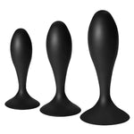 Anal Training Plugs, 3 Pack Silicone Anal Trainer Kit