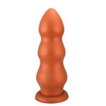 Ultra Soft Anal Butt Plug Dildo G-Spot Masturbators Adult Sex Toys with Bottom Suction Cup, Huge Silicone Anal Beads Butt Plug Anus Dilator for Beginner and Advanced Players (L)