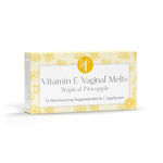 Organic Vitamin E Vaginal Melts – Tropical Pineapple – 1-pack