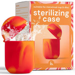 Menstrual Disc Sterilizer & Cup Wash Case - Red & Orange