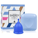 Menstrual Cups - Large Reusable Period Cup for Heavy Flow (Blue)