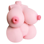 Sex Doll Male Masturbator with Realistic Boobs Vagina and Anal, 4 in 1 Torso Masturbator Love Doll Pocket Pussy with Penetrable Nipples, 21lb Pussy Ass Male Sex Toy for Men Masturbation
