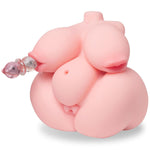 10.14 LBS Sex Dolls for Men Masturbator with Penetrable Big Nipples, Sex Toys with Realistic Boobs Vagina and Anal, 5 in 1 Torso Love Doll with Pocket Pussy for Men Masturbation