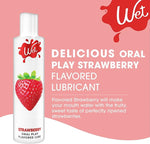 Water-Based Flavored Lube (3oz) – Sexy Strawberry, Long-Lasting, Latex Safe