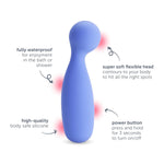 Personal Massager, 10 Vibration Settings, Waterproof, Body-Safe Silicone, Ultra Hygienic, Usb Rechargeable, For Women And Men
