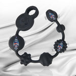 Heavy-Duty Silicone Vibrating Anal Beads Butt Plug, Vaginal Prostate Massager With 10 Vibrating Modes Graduated Design Sex Toy, Waterproof Stimulator Adult Toys For Men & Women&Couples (Pro Version)