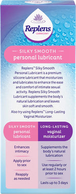 Silky Smooth Personal Lubricant, Long-Lasting & Gentle Formula, 2.7 fl oz